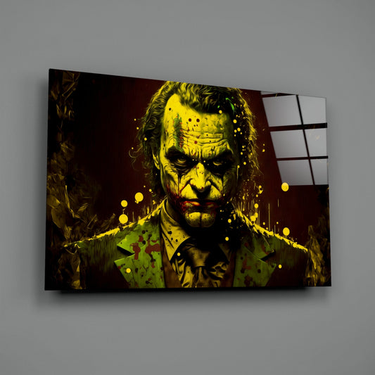 Joker Glass Wall Art || Designer Collection