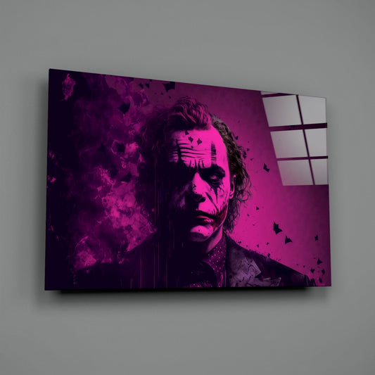 Joker Glass Wall Art || Designer Collection