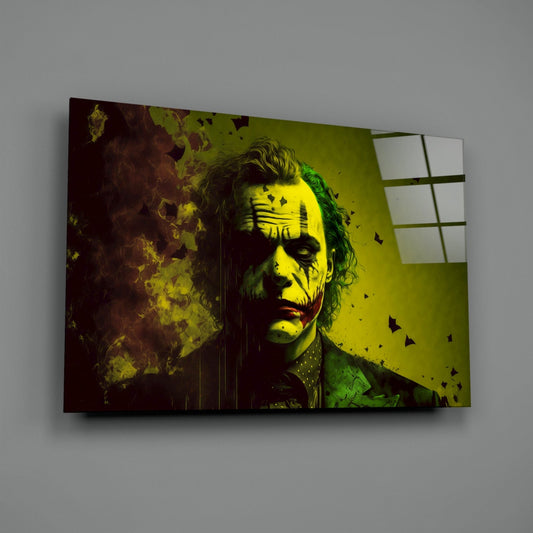 Joker Glass Wall Art || Designer Collection