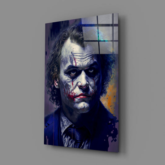 Joker Glass Wall Art || Designer Collection