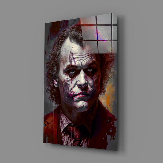 Joker Glass Wall Art || Designer Collection