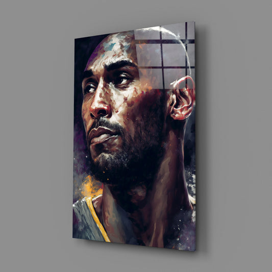 Kobe Bryant Glass Wall Art || Designer Collection
