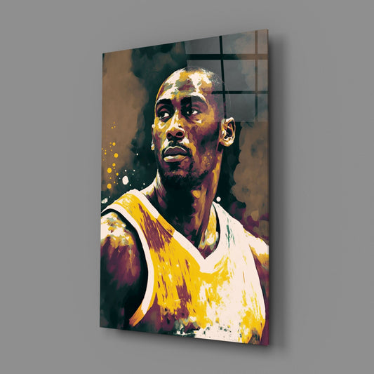 Kobe Bryant Glass Wall Art || Designer Collection