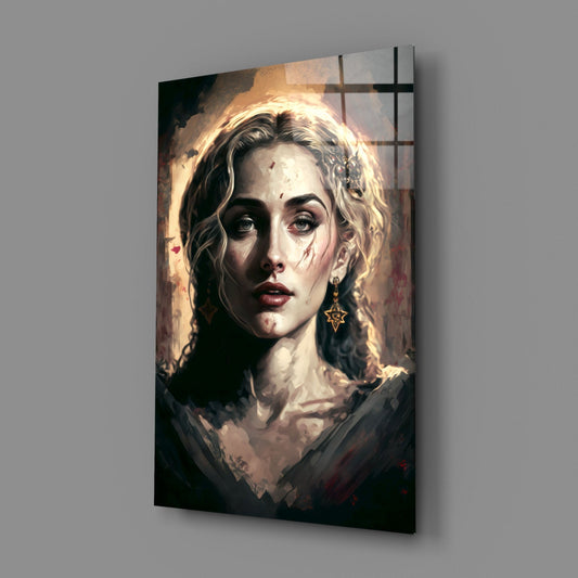 Madonna Glass Wall Art || Designer Collection