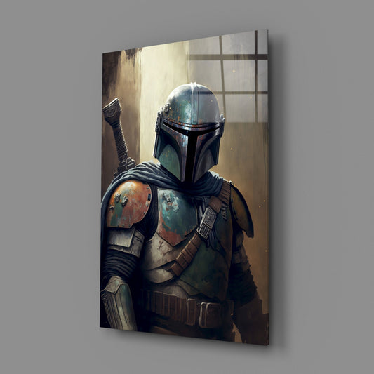 Boba Fett Glass Wall Art || Designer Collection