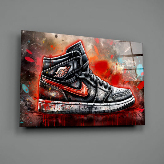 Sneakers Glass Wall Art || Designer Collection