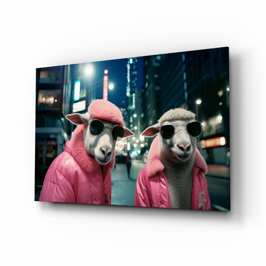 City Music Glass Wall Art|| Designer's Collection