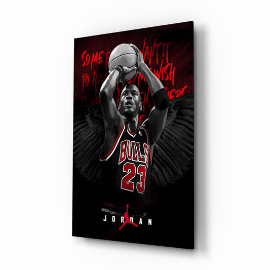 Jordan Glass Wall Art || Designer Collection