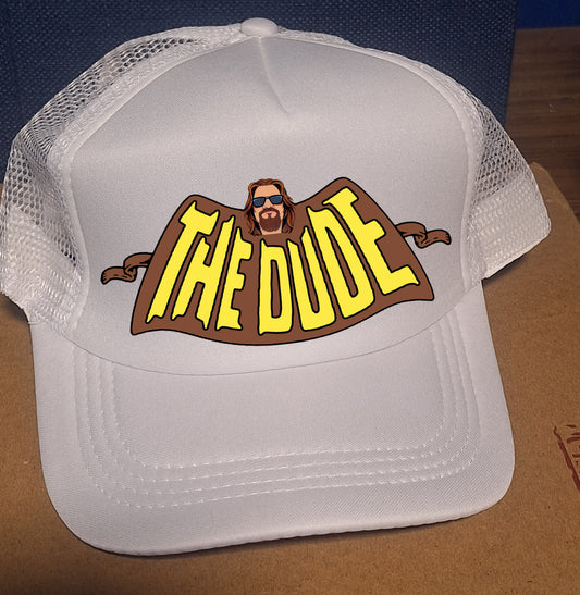 Adjustable Trucker Baseball Cap Featuring The Dude from The Big Lebowski