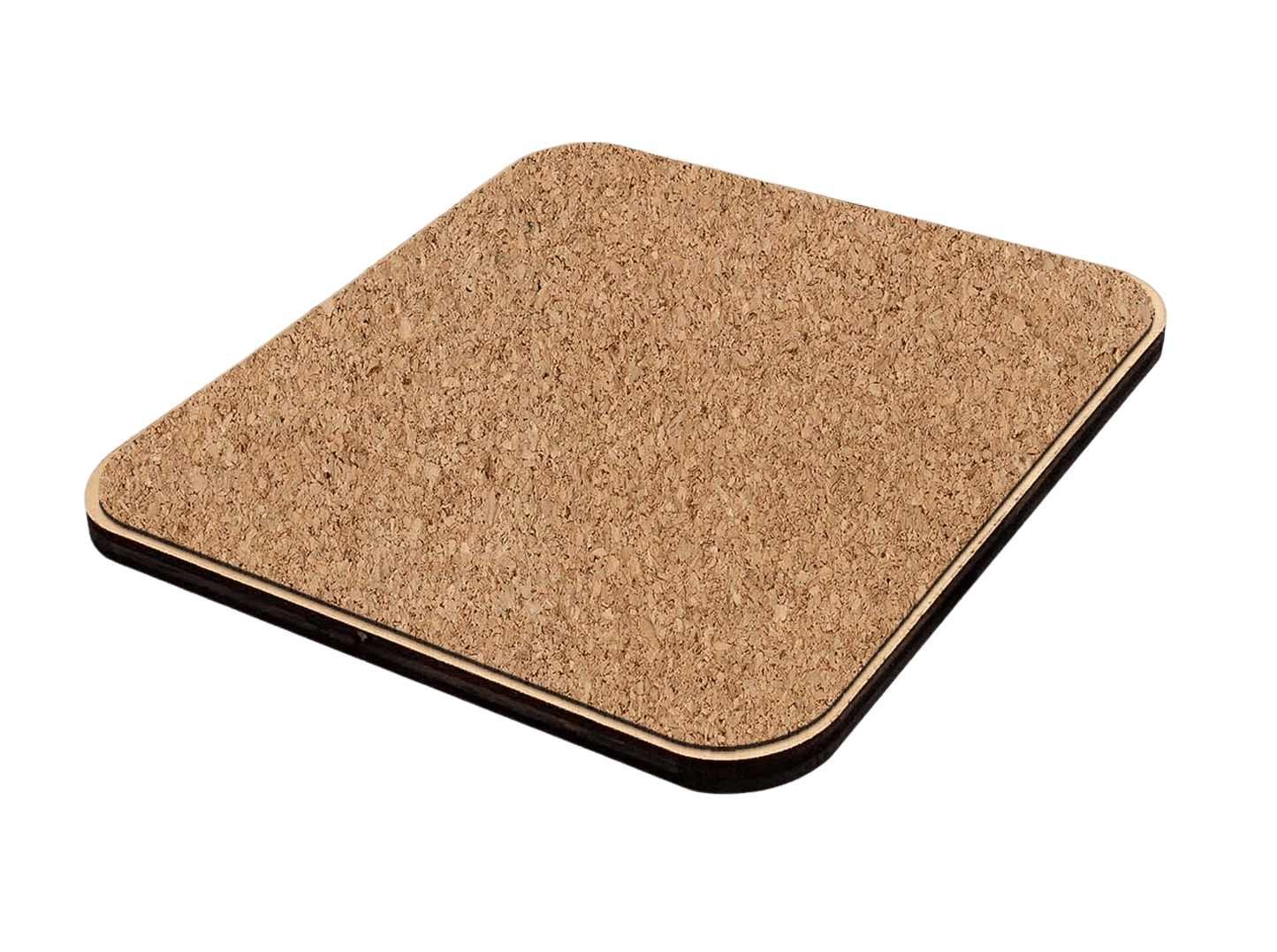 American Star Wooden Cork Coasters Gift Set of 4 by Nature Wonders - 898917C-S4