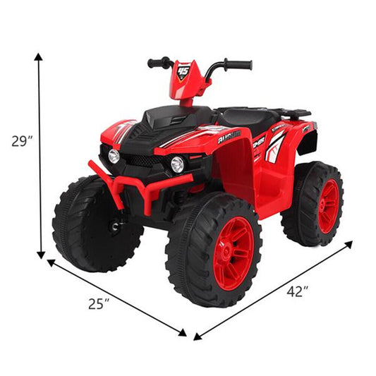Electric Ride-On ATV Truck for Kids Ages 3-8 - 12V Power Wheels Car