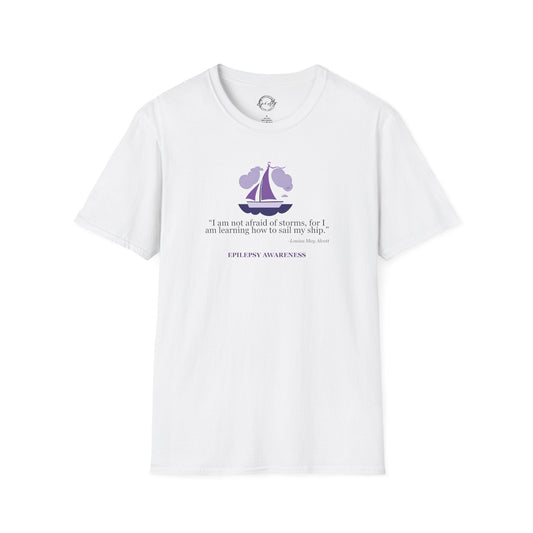 Epilepsy Awareness Quote T-Shirt - Unisex Softstyle Tee for Every Advocate