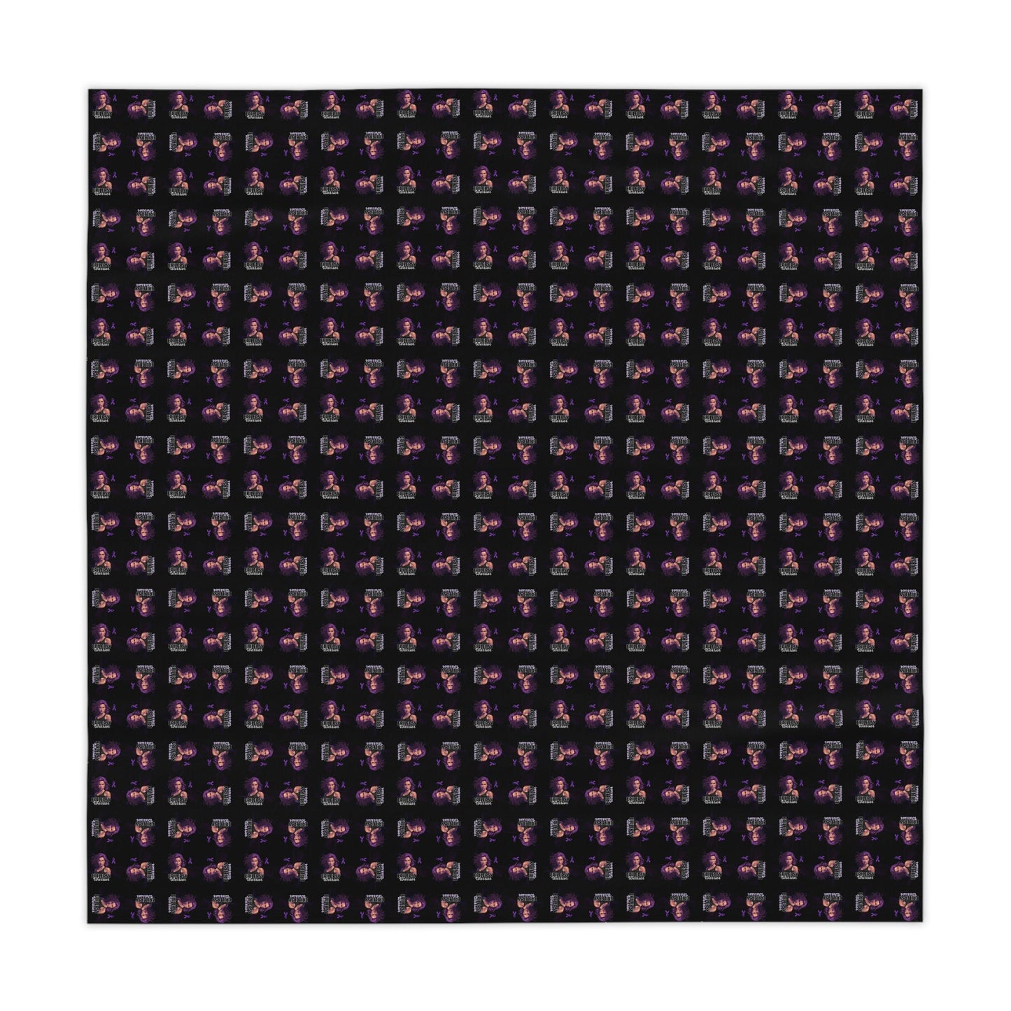 Epilepsy Warrior Woman Print Tablecloth for Dining