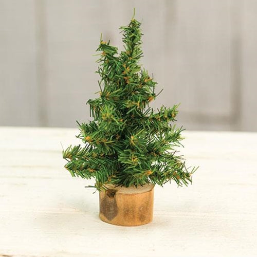 Mini Tree with Wood Base 6" (Pack of 4)