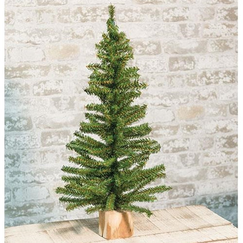 Mini Tree w/Wood Base 24" (Pack of 4)
