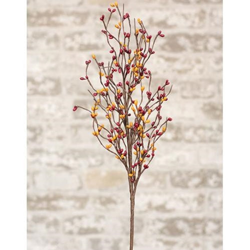 Pip Berry Spray 26" Burgundy/Gold (Pack of 4)