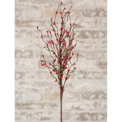 Pip Berry Spray 26" Red/Green (Pack of 4)
