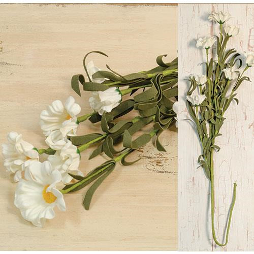 Cream Aster Daisy Spray 28" (Pack of 4)