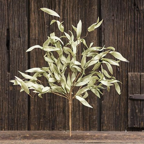 Flocked Herb Leaves Bush 24" (Pack of 4)