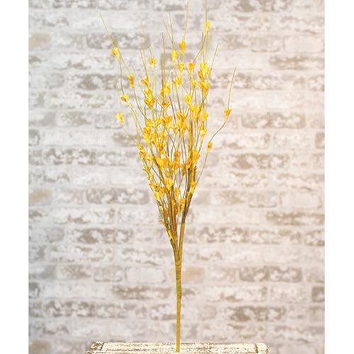 Wispy Yellow Buds Flower Bush 21" (Pack of 4)