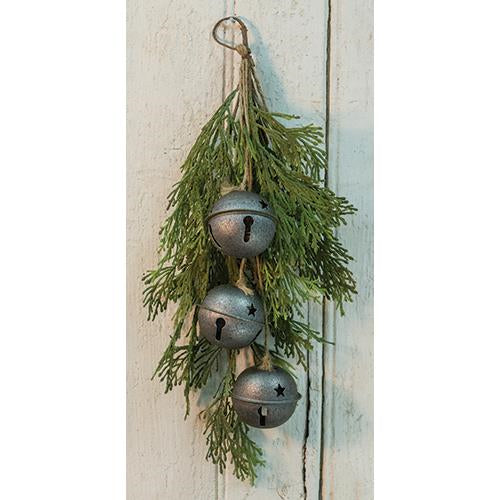 Gray Bell & Cedar Drop 17" (Pack of 4)