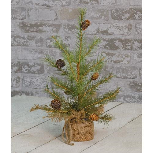 Feather Pinecone Tree 12" (Pack of 4)