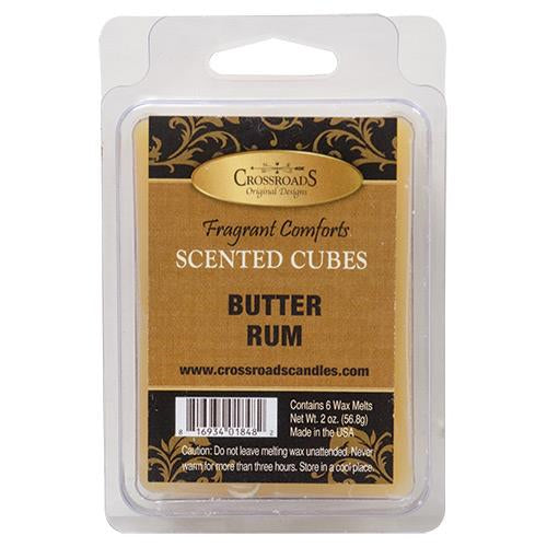 Butter Rum Scent Cubes (Pack of 4)