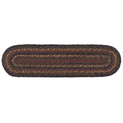 Slate Braided Stair Tread 8x28 (Pack of 4)