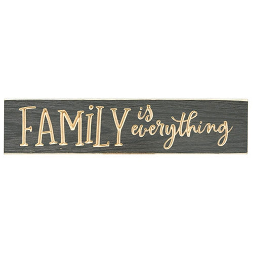 Family Is Everything Engraved Sign (Pack of 2)