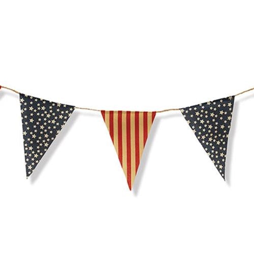 Americana Pennant Garland (Pack of 4)