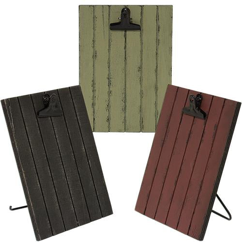 Standing Clipboard Picture Holder 3 Asstd. (Pack of 4)