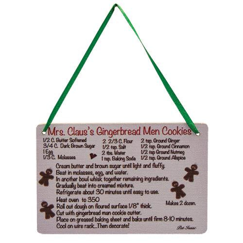 Mrs. Claus's Cookies Ornament (Pack of 4)