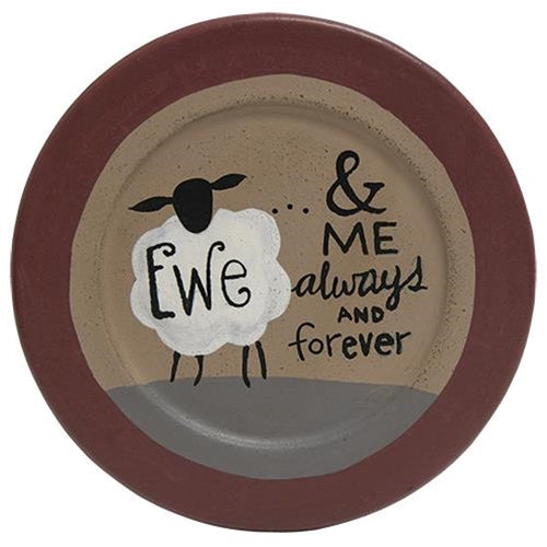 *Love Ewe Plate 2 Asstd (Pack of 4)