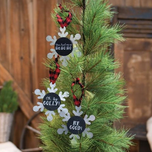 You Had Me At Ho Ho Ho Ornament 3 asstd. (Pack of 4)