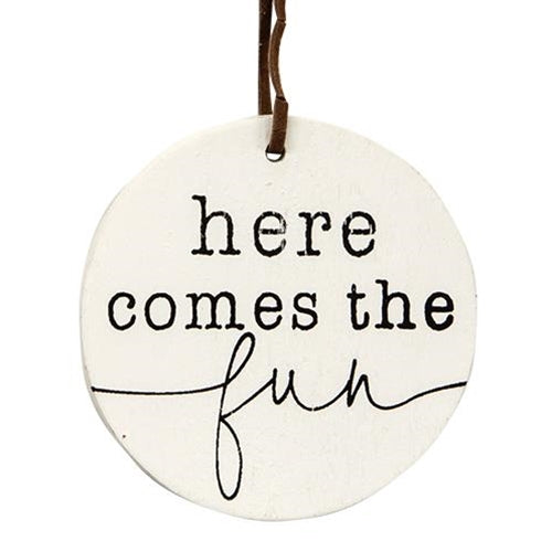 3/set Here Comes the Fun Wine Tags (Pack of 4)