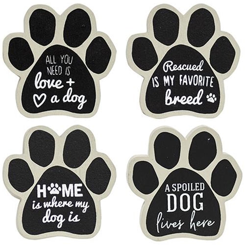 4/Set Dog Paw Magnets (Pack of 4)