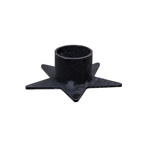 Black Star Taper Holder (Pack of 4)
