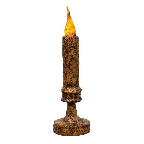 Burnt Mustard Candlestick - 8" (Pack of 4)