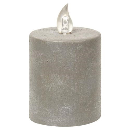 Cement Look Timer Pillar 2.5" x 4" (Pack of 4)