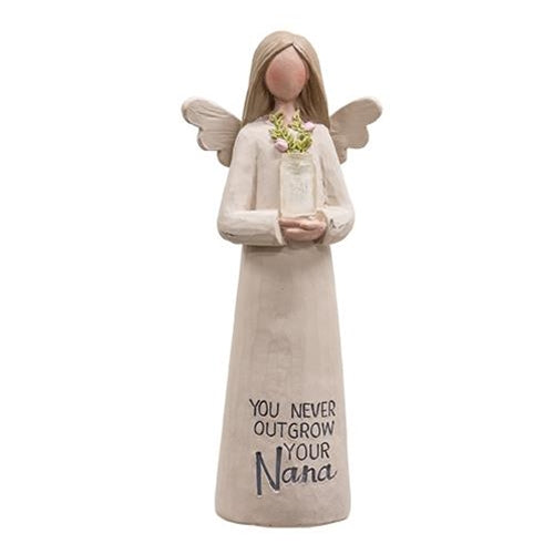 '+Nana Resin Angel w/ Vase (Pack of 2)