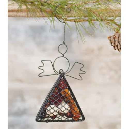 Wire Angel Ornament w/Heaven Scent Potpourri (Pack of 4)