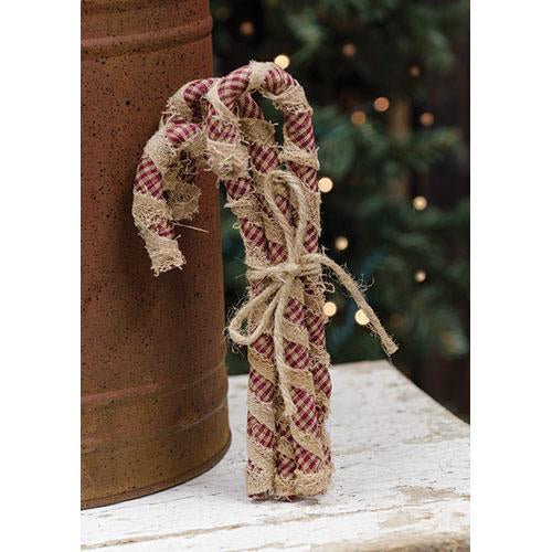 Fabric Candy Cane Bundle (Pack of 4)