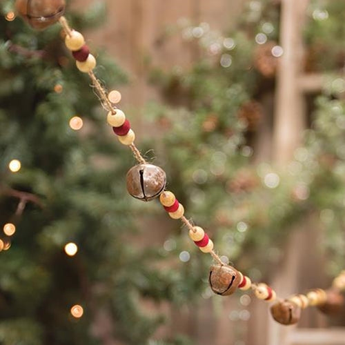 Bead & Bell Garland (Pack of 4)