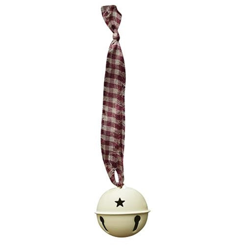 Antique White Jingle Bell 2" (Pack of 4)
