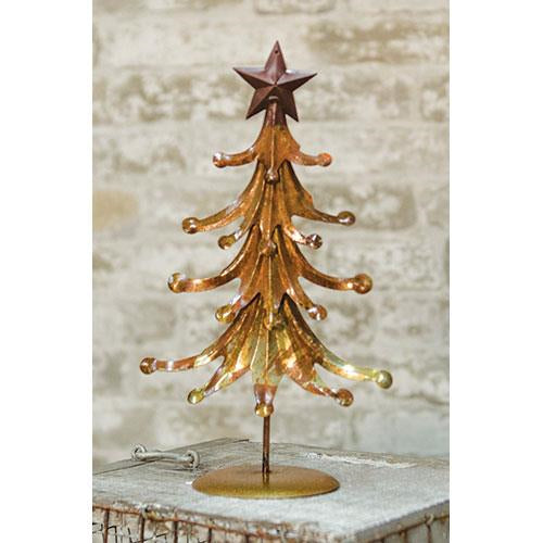 Rusty Metal Star Tree (Pack of 4)