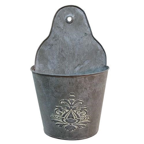 Galvanized Metal Wall Pocket 11" (Pack of 4)