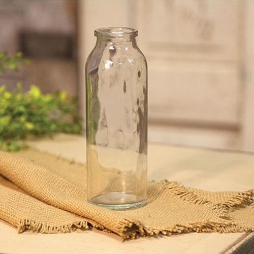 Clear Glass Bottle - 6" (Pack of 4)