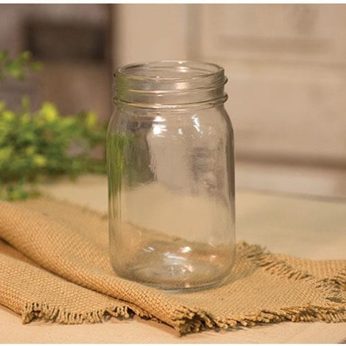 *Clear Glass Jar - 5" (Pack of 4)