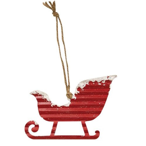 Sadie's Sled Ornament (Pack of 4)