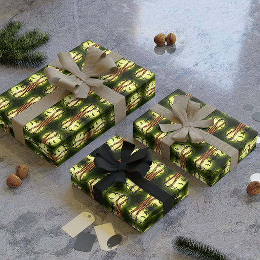 Halloween Cat Gift Wrapping Paper Roll - Perfect for Cat Lovers